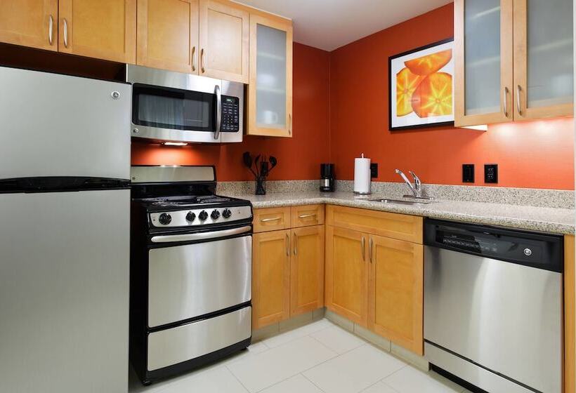带2个卧室的套房, Residence Inn By Marriott Little Rock Downtown