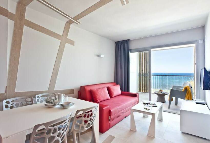 침실 2개 바다 전망 아파트, Ryans Ibiza Apartments  Only Adults