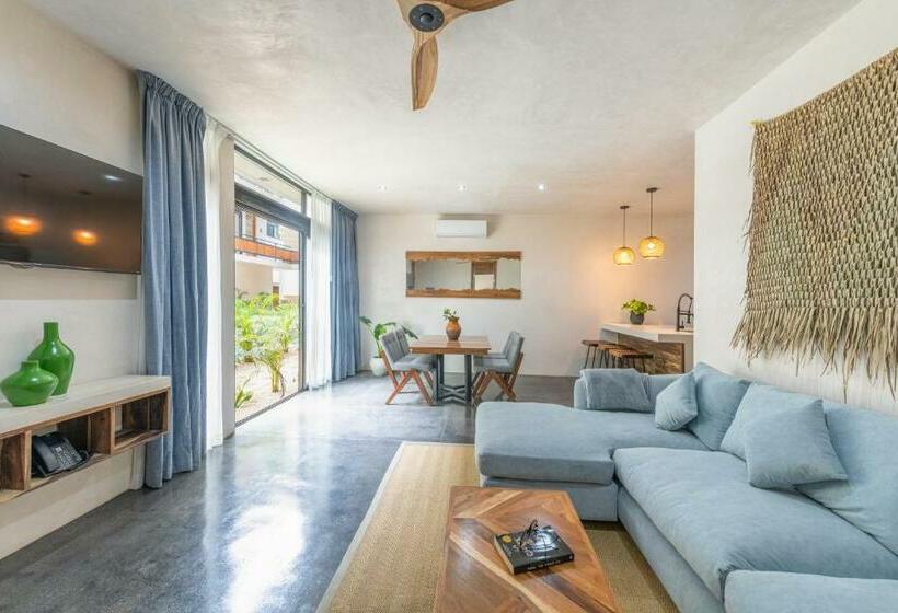 Apartamento 1 Quarto Rés-do-chão, Irie Tulum