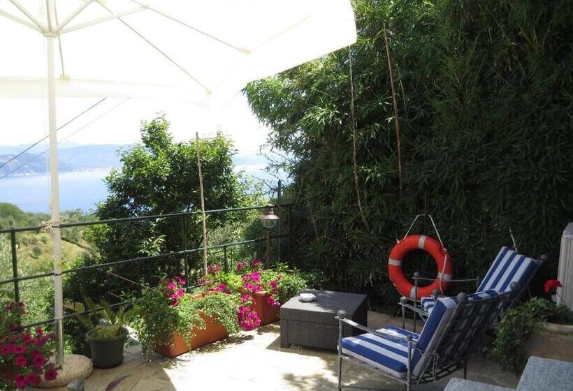 标准间带阳台, Agriturismo Terre Rosse Portofino