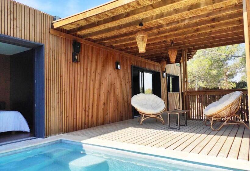 Вилла с 1 спальней и бассейном, Villa Occitana