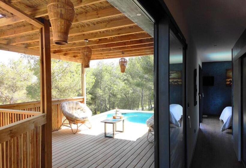 וילה עם חדר שינה אחד ובריכת שחיה, Villa Occitana