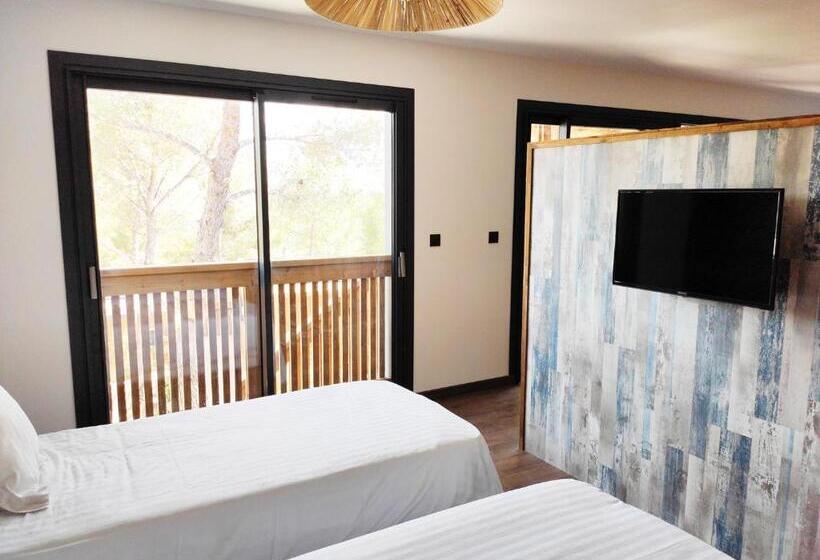 וילה עם חדר שינה אחד ובריכת שחיה, Villa Occitana