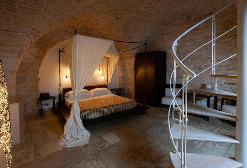 带按摩浴盆的套房, Le Alcove   Luxury Hotel Nei Trulli