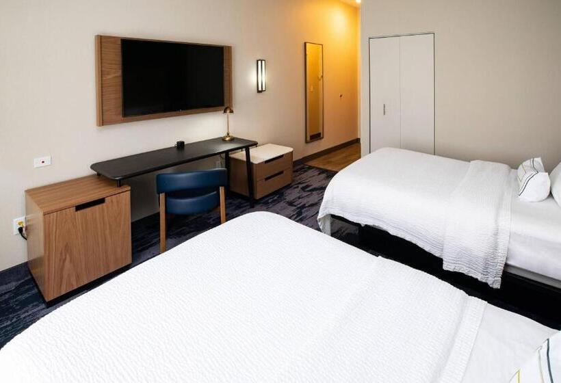 带2个双人床的标准工作室, Fairfield Inn & Suites By Marriott Elizabethtown