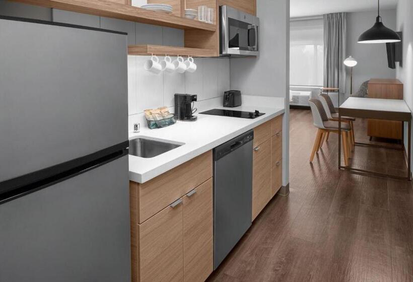 스탠다드 스튜디오 퀸 침대, Towneplace Suites By Marriott Sacramento Rancho Cordova