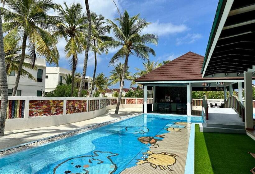 اتاق خانوادگی با چشم‌انداز دریا, Oblu Xperience Ailafushi  All Inclusive With Free Transfers