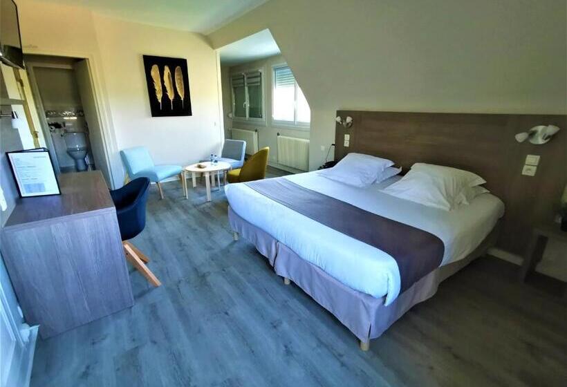 Семейный Номер, Logis Hotel Le Relais De La Poste Restaurant Le Fil Du Temps