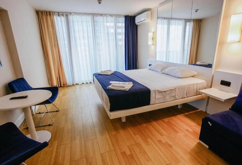 استودیوی استاندارد با چشمانداز دریا, High Class Aparthotel In Orbi City Batumi