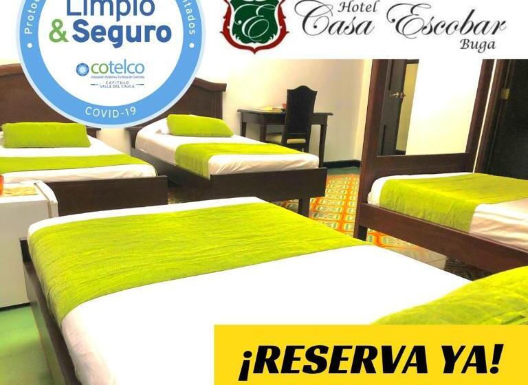 Четырехместный Номер Стандарт, Casa Escobar Buga