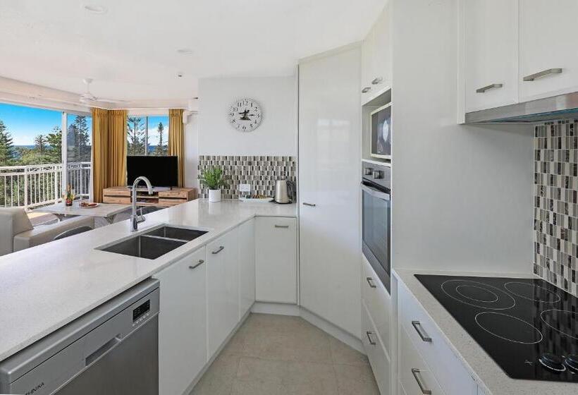 Апартаменты 1 Спальня Вид на Море, Beachside Resort Kawana Waters