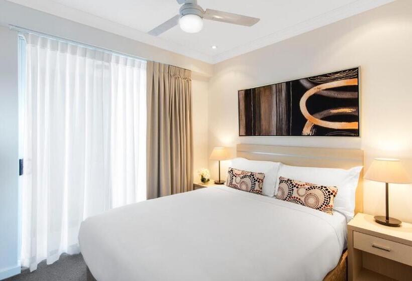 2 베드룸 이그제큐티브 아파트, Oaks Brisbane Mews Suites