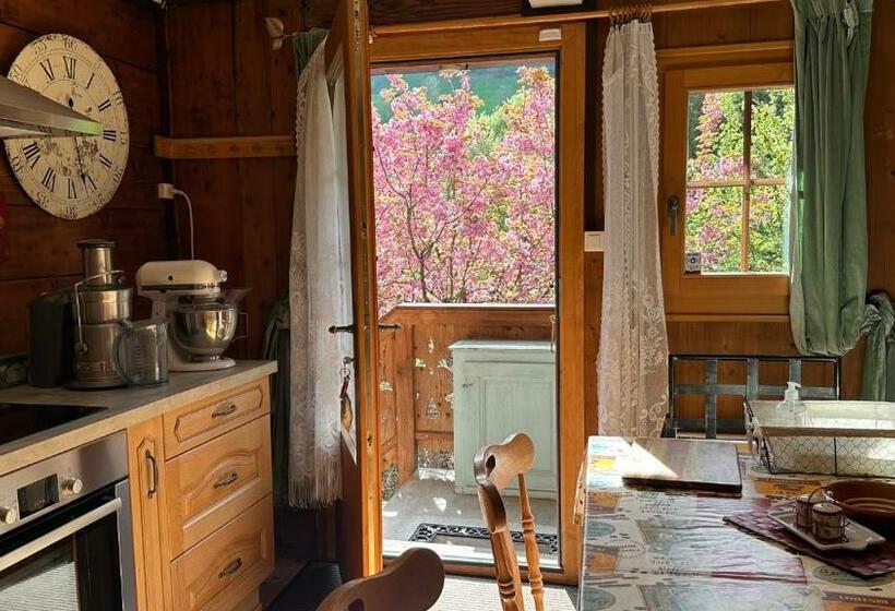 آپارتمان 1 خوابه با چشم‌انداز باغ, Les Quatre Saisons   Balcon Et Jardin