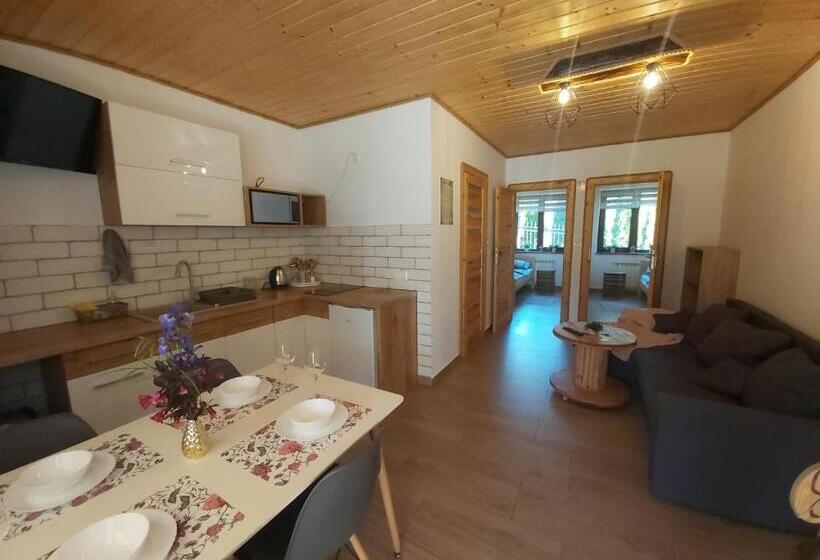 Апартаменты 1 Спальня с Террасой, Leśny Dwór Bieszczady   Sauna I Gorąca Balia
