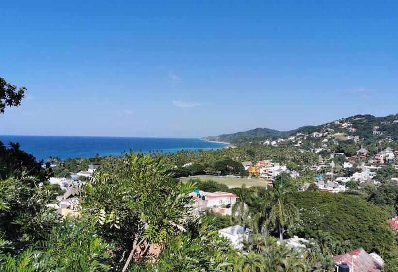 套房侧面可观海景, Villas Vista Suites Sayulita