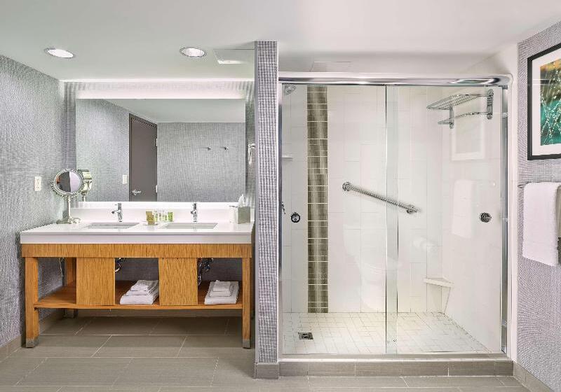 キングサイズベッドのスイートルーム, Doubletree By Hilton Edmonton Downtown