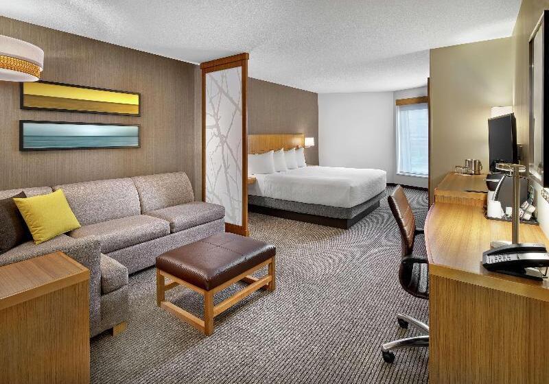 キングサイズベッドのスタンダードルーム, Doubletree By Hilton Edmonton Downtown
