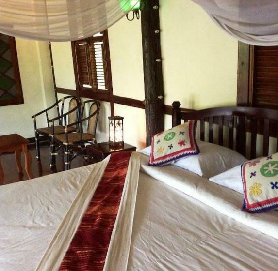 Superior bungalow river view, Lao Spirit Resort