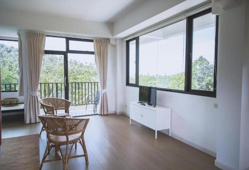 디럭스 룸, The Dearly Koh Tao Hostel Padi 5 Star Dive Resort
