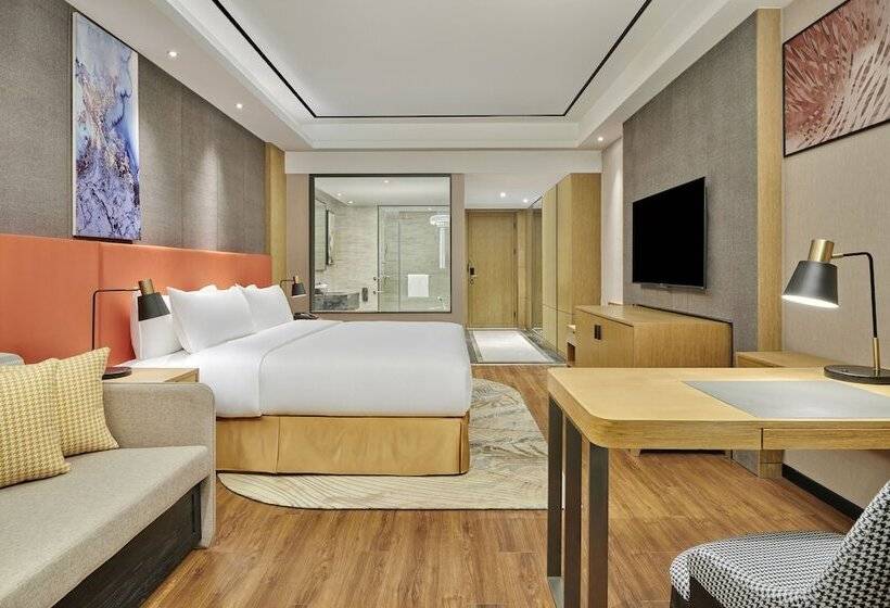 Quarto Deluxe, Hilton Garden Inn Wuhan Hankou