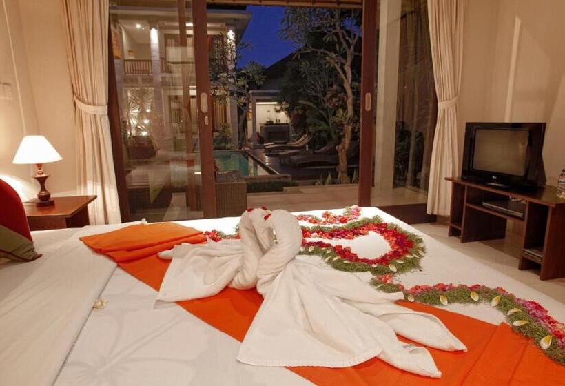 Habitación Superior Vista Piscina, Lili Cottage Ubud