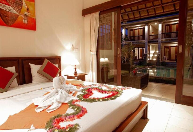 Habitación Superior Vista Piscina, Lili Cottage Ubud