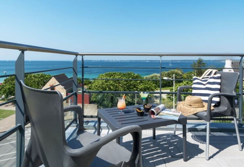 סוויטת ג'וניור צדדית נוף לים, Thalasso Concarneau Spa Marin Resort