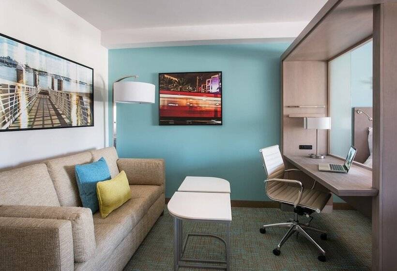 Escritório Estandar Cama Casal, Springhill Suites By Marriott San Diego Downtown/bayfront