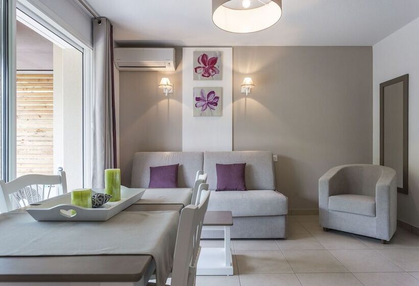 Апартаменты 2 Спальни, Residhotel Résidence Pont Du Gard
