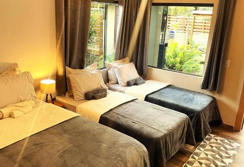 Quarto Quádruplo Estandar, Pousada Cair Do Sol