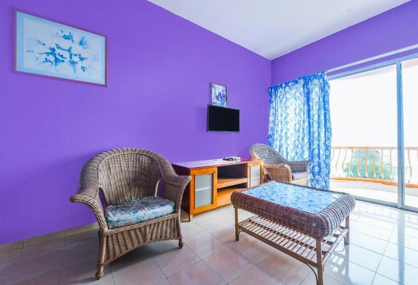 带2个卧室的公寓, Oyo 90398 Sunshine Bay Resort Port Dickson Private Condo