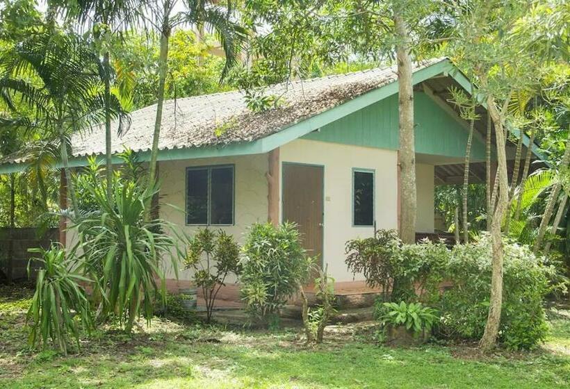 Четырехместный Номер Стандарт Вид на Сад, Coconut Garden Bungalow โคโคนัท การ์เด้น บังกะโล
