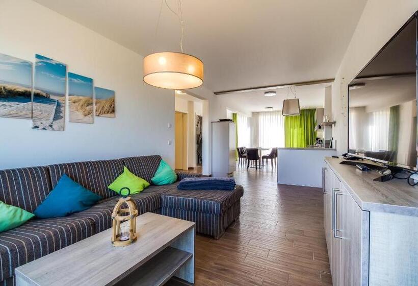 Апартаменты Дюплекс 2 Спальни, Lagovida Das Ferienresort Am Störmthaler See