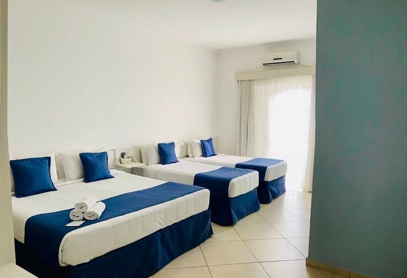 디럭스 4인 룸, Summit Suítes Hotel Cachoeira Paulista
