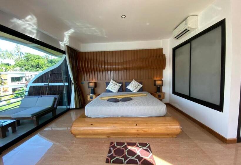 Номер Deluxe Вид на Море с Балконом, Ac 2 Resort