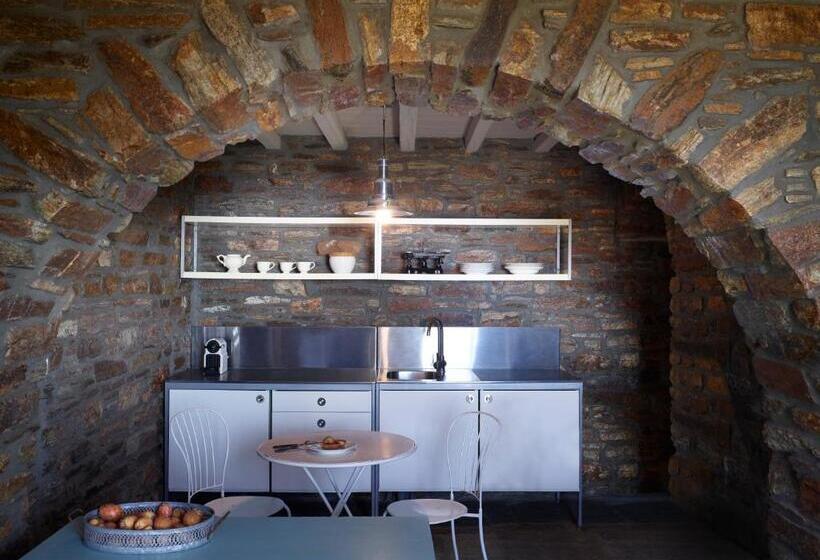 带海景的复工套房, Aeolis Tinos Suites
