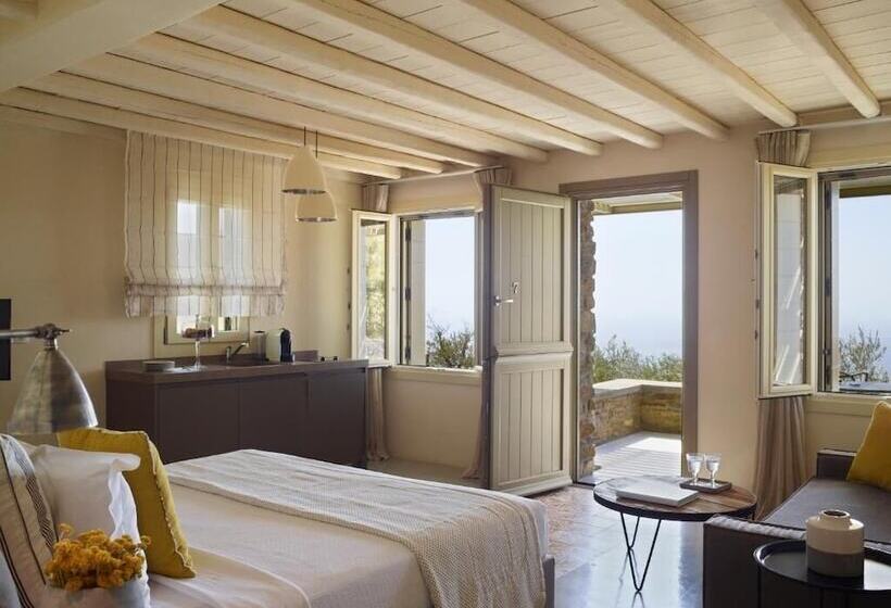 小型套房带海景, Aeolis Tinos Suites