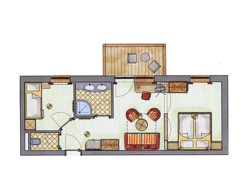 Quarto Familiar, Kristall
