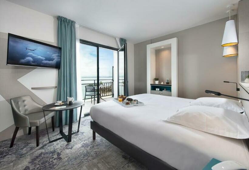 اتاق سوپریور با چشم‌انداز دریا, Hôtel Valdys Thalasso & Spa   La Baie