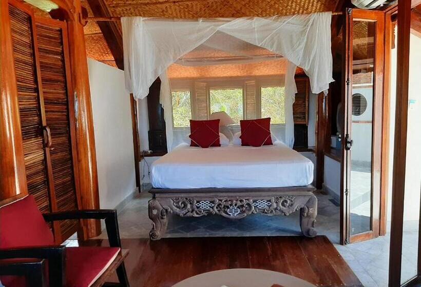 اتاق استاندارد با چشم‌انداز دریا, Villa Louise Hue Beach Boutique