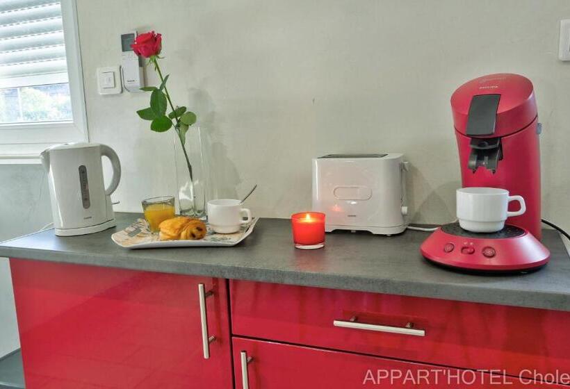 Апартаменты 1 Спальня, Appart Hotel Cholet Carteron