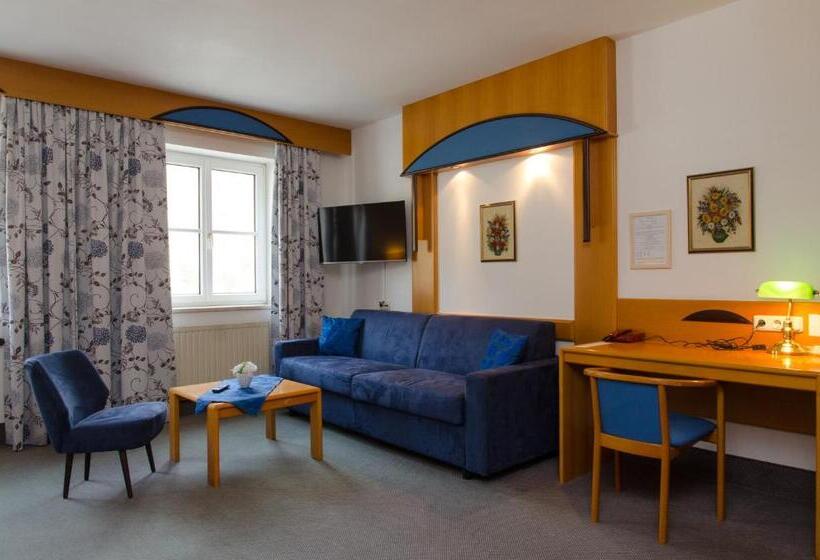 Deluxe room with river view, Goldenes Schiff Hotel Mietparkplätze