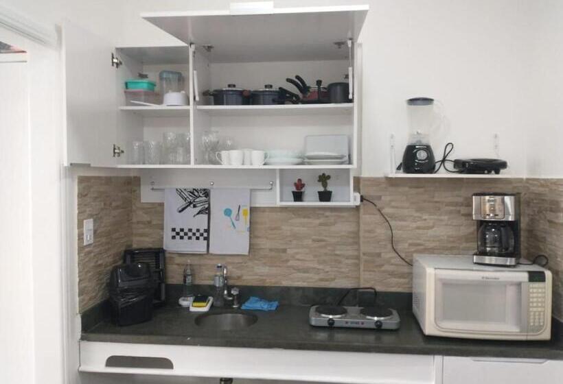 Апартаменты 1 Спальня, Flat São Vicente 5 Minutos Da Praia