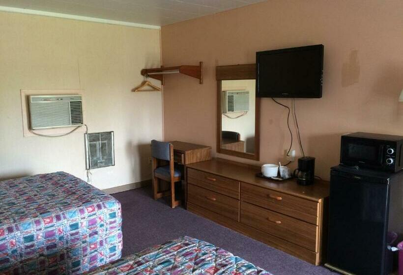 غرفه قياسيه سريرين مزدوجين, Budget Inn   Scottsboro