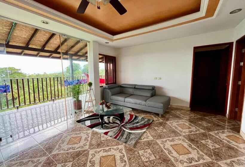 غرفة قياسية رباعية حمام مشترك, Hostal Mirador Tayrona