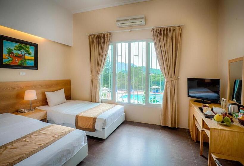 اتاق استاندارد با چشم‌انداز دریاچه, Vresort Kim Boi   Hoa Binh