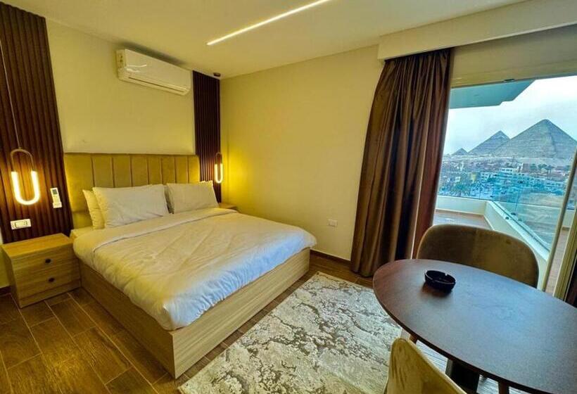 اتاق لوکس با بالکن, Rotana Pyramids View