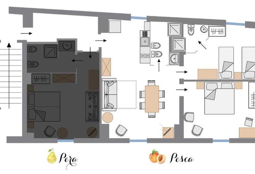 Апартаменты 2 Спальни, Agriturismo Tenuta La Pila