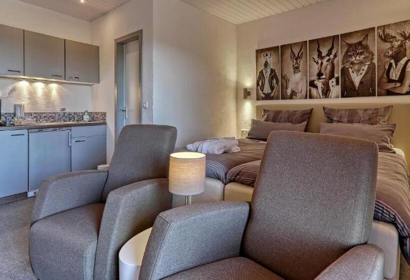 Полулюкс Одноместный с Террасой, Suit  & Frühstück Zum Latschen   Adults Only