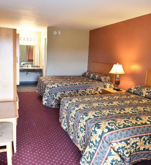 Номер Стандарт 2 Двуспальные Кровати, Knights Inn Merrillville